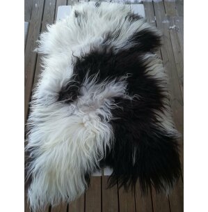 Isl�ndskt brokigt lammskinn