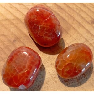 Agat, Eld Br�nd Polerad Kristall