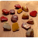 Jaspis, Mookait, trumlade sten