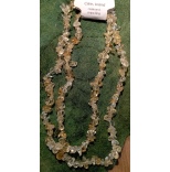 Citrin br�nd chips halsband